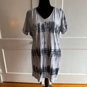 Michael Stars Tie-Dye Shirt Dress, Women’s Size XL